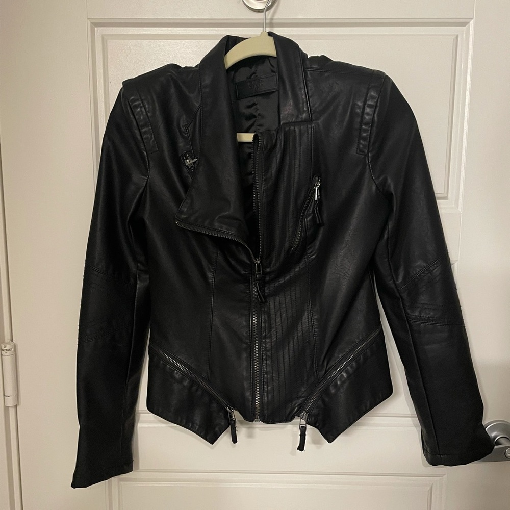 Blank NYC faux leather jacket